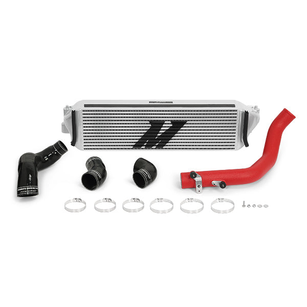 17-21 Honda CTR Intercooler Kit, Silver w/ Wrinkle Red - image 1