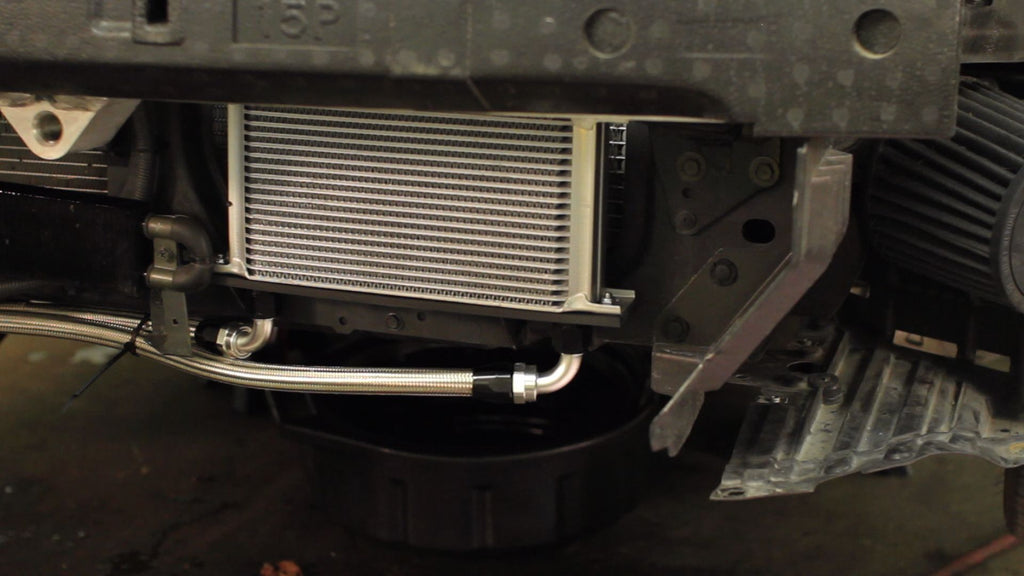 Nissan 350Z Oil Cooler Kit, 2003-2009, Silver - image 1