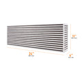 Universal Air-to-Air Race Intercooler Core, 24.00" x 12.00" x 4.00" - image 1