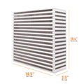 Universal Air-to-Air Race Intercooler Core, 10.50" x 10.40" x 3.50" - image 1