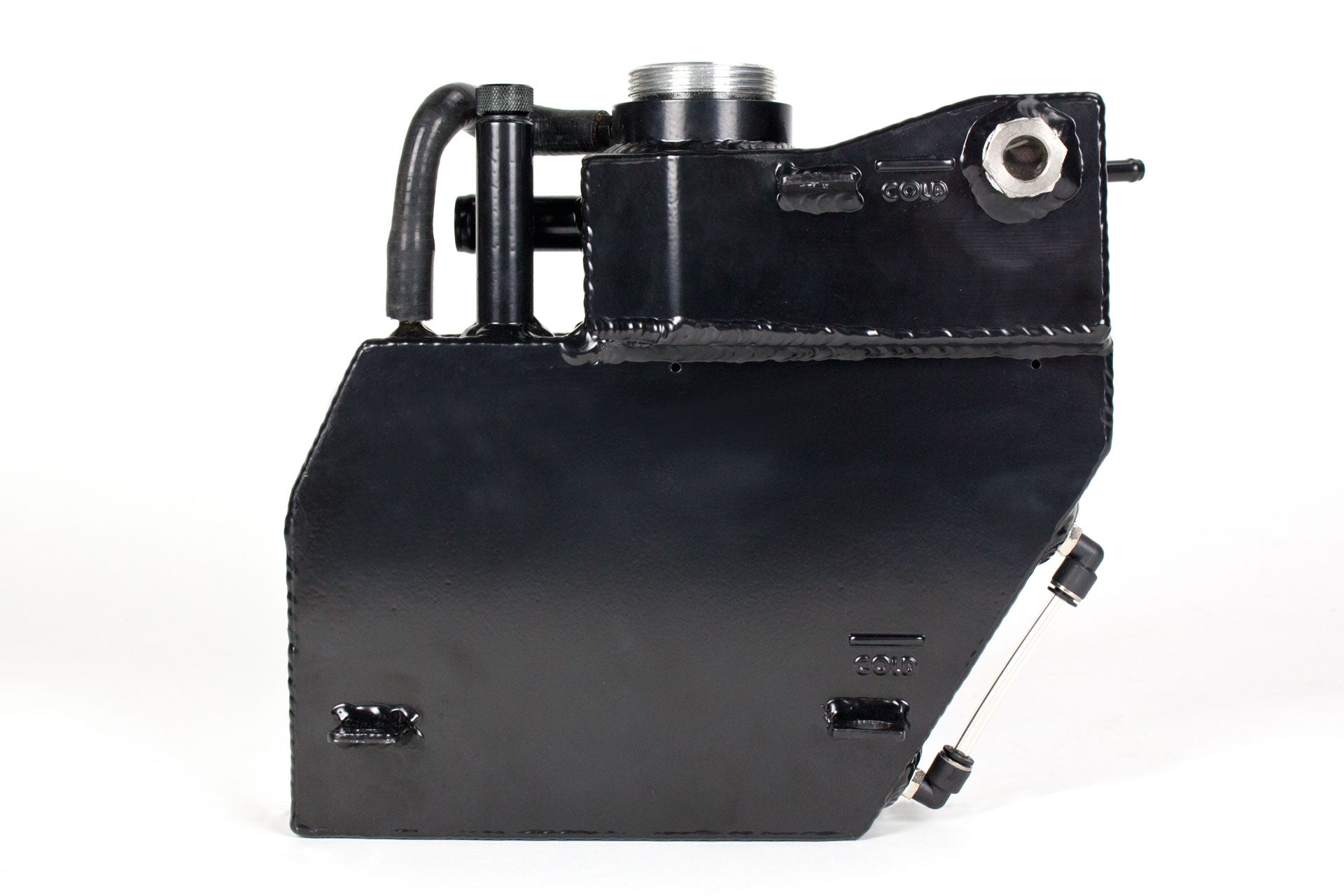 Aluminum Coolant Reservoir Tank, Silver - image 5