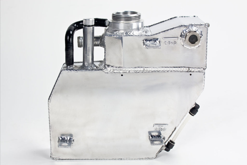 Aluminum Coolant Reservoir Tank, Silver - image 4