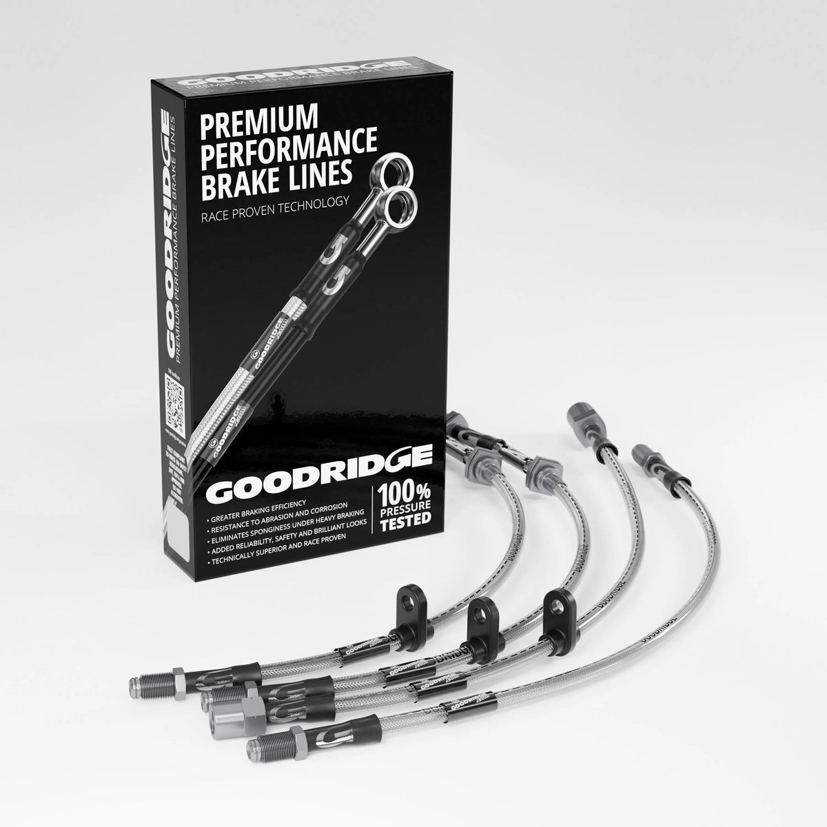 Brake Hose Kit for Rover 2200 SINGLE SYSTEM 1973-1977 - Goodridge