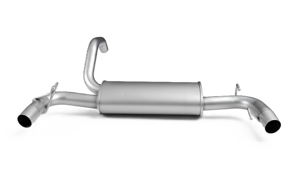 REMUS Abarth Axle-back-system L/R – 500 Abarth, type 312, 2007=>2013 – 1.4L exhaust system