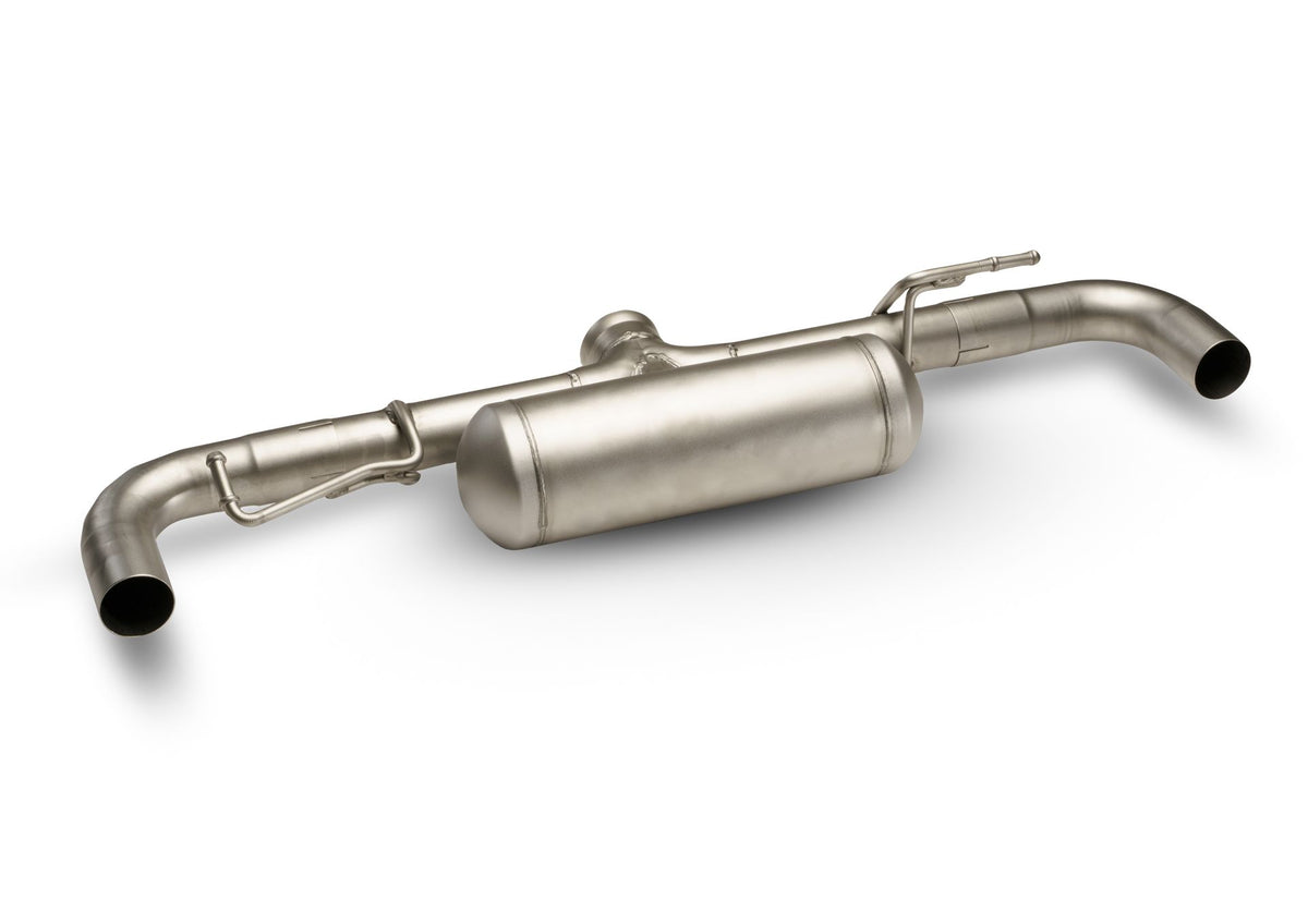 REMUS Toyota RACING GPF-Back- System centered for left/right-system (No EC type approval) – Yaris GR, 4WD, type XPA1G, 10/2020=><=05/2024 – 1.6L exhaust system