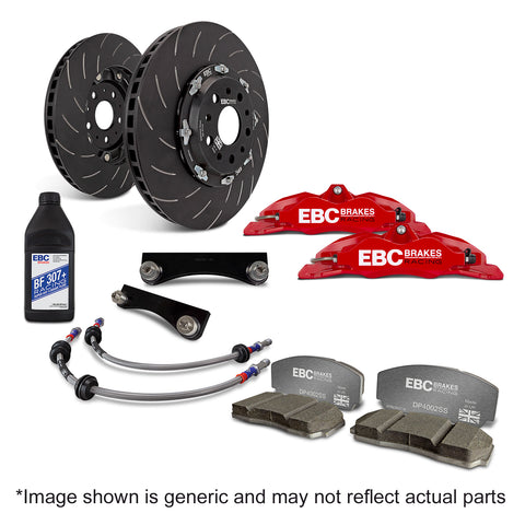 EBC Apollo 4-Piston Big Brake Kit, 355mm (BBK015) Front for Hyundai i30N