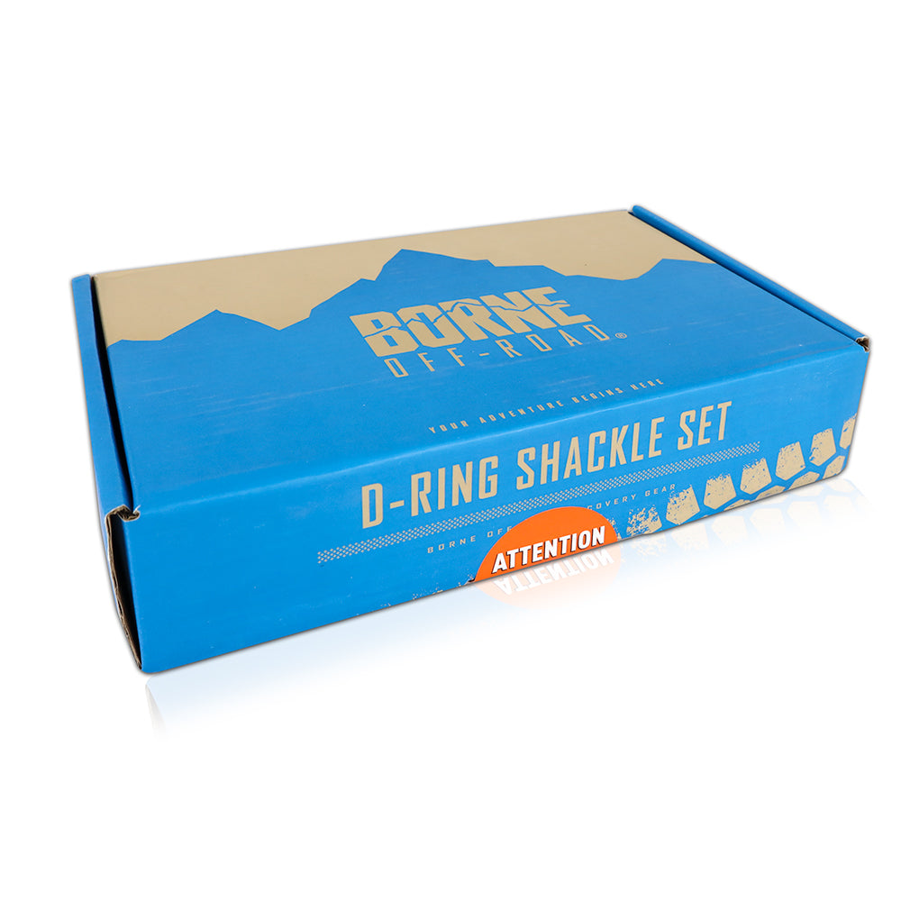 Borne D-Ring Shackle Set, Red - image 5