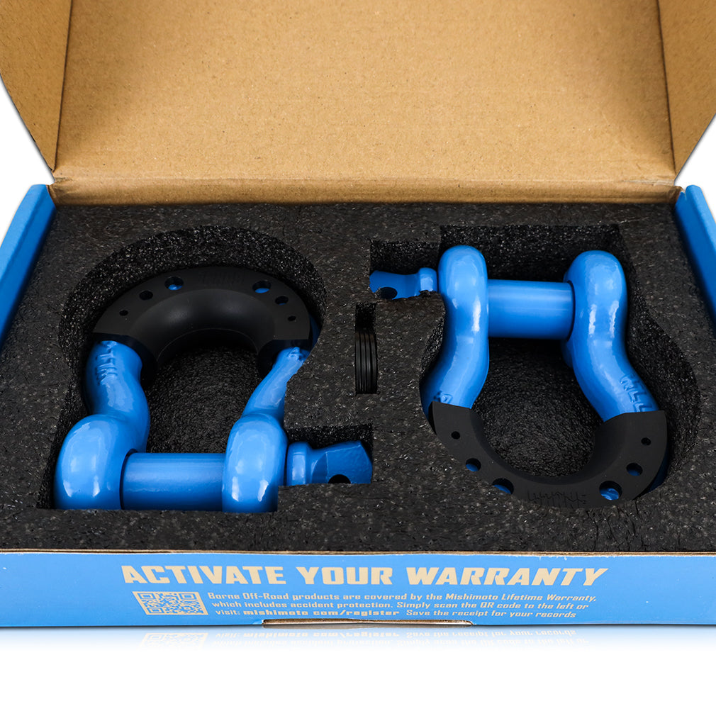 Borne D-Ring Shackle Set, Red - image 7