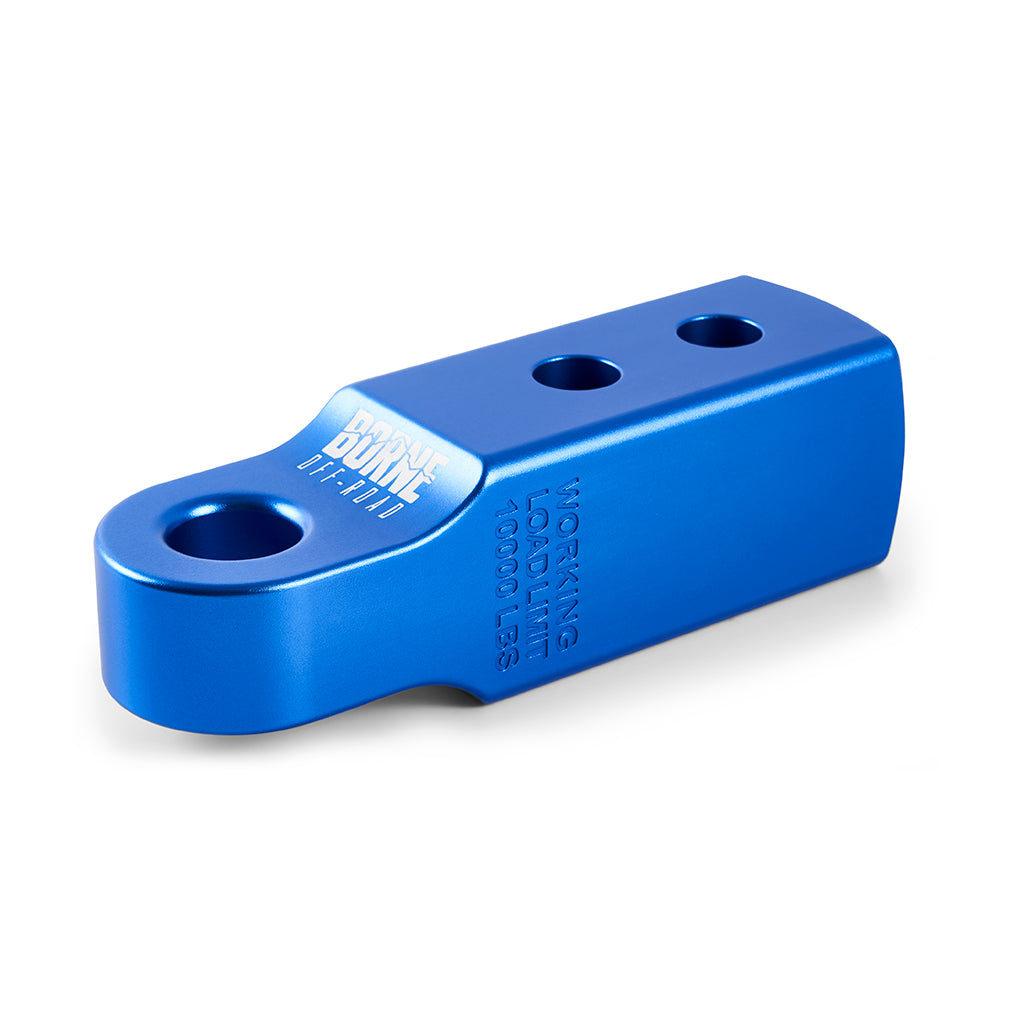 CNC Hitch Receiver Shackle, 2" Blue - image 3