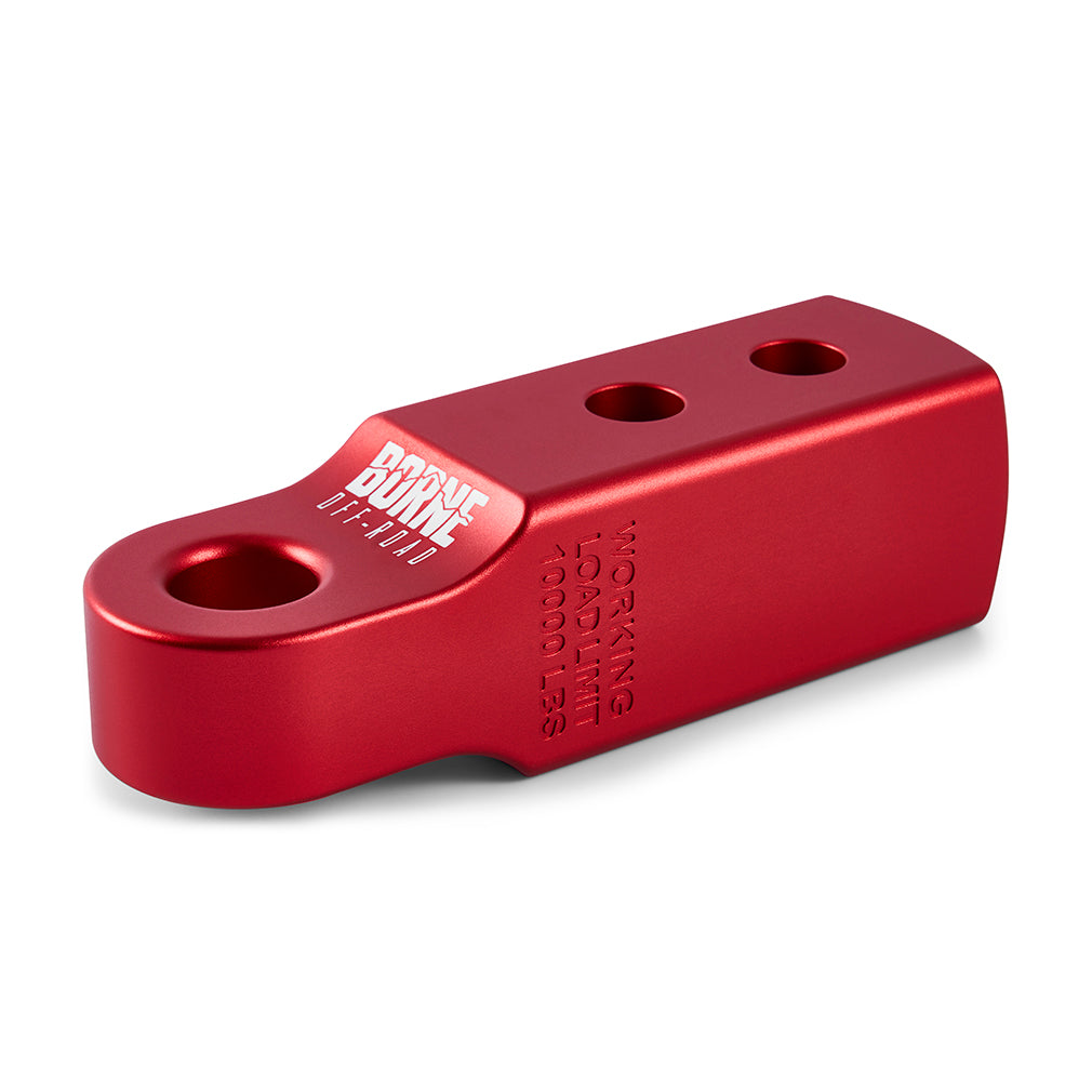 CNC Hitch Receiver Shackle, 2" Red - image 3
