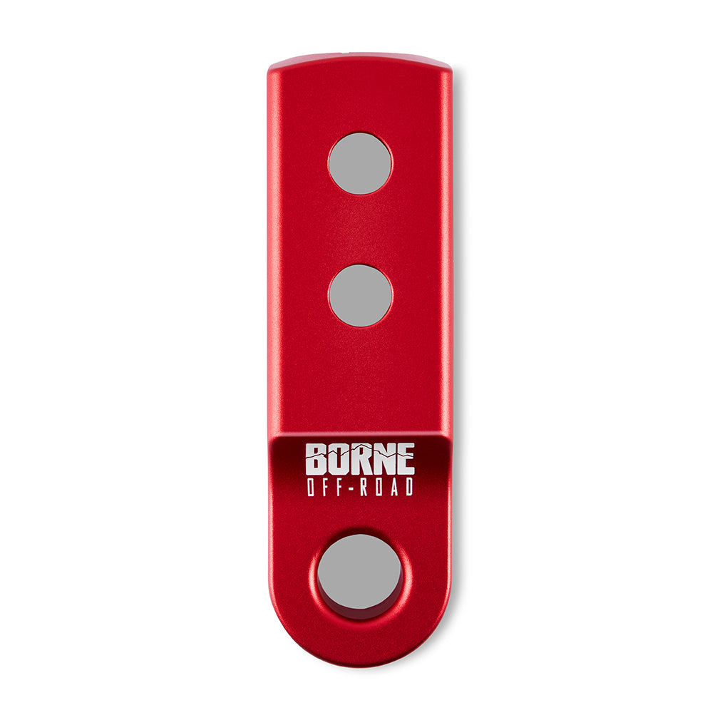 CNC Hitch Receiver Shackle, 2" Red - image 4
