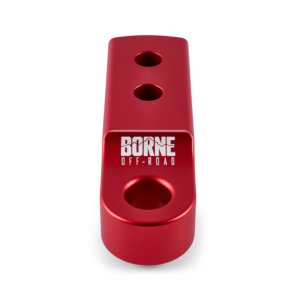 CNC Hitch Receiver Shackle, 2" Red - image 5
