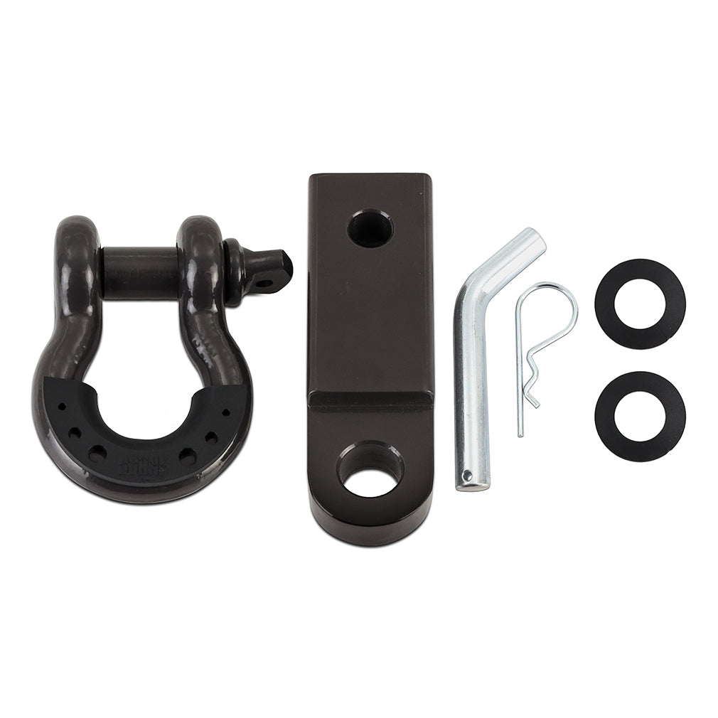 Borne Hitch Receiver & Shackle Set, Black - image 4