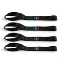 Soft Loop Tie-Down Straps (4-Pack), Black - image 1