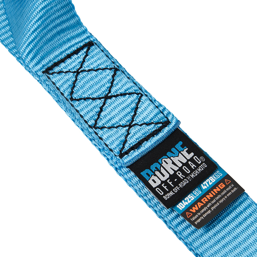 Soft Loop Tie-Down Straps (4-Pack), Blue - image 3