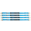 Vehicle Ratchet Tie-Down Kit (4 pack), Blue - image 1