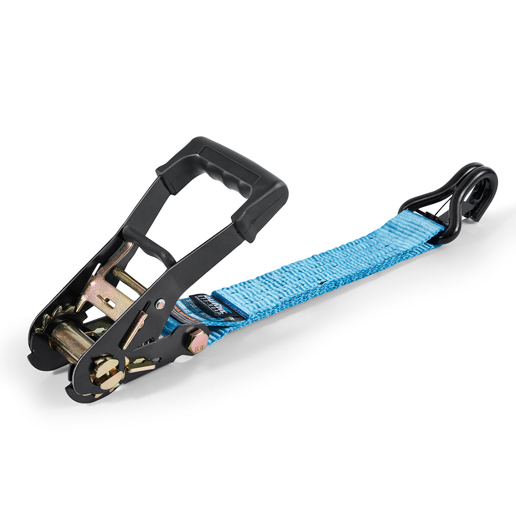 Vehicle Ratchet Tie-Down Kit (4 pack), Blue - image 3