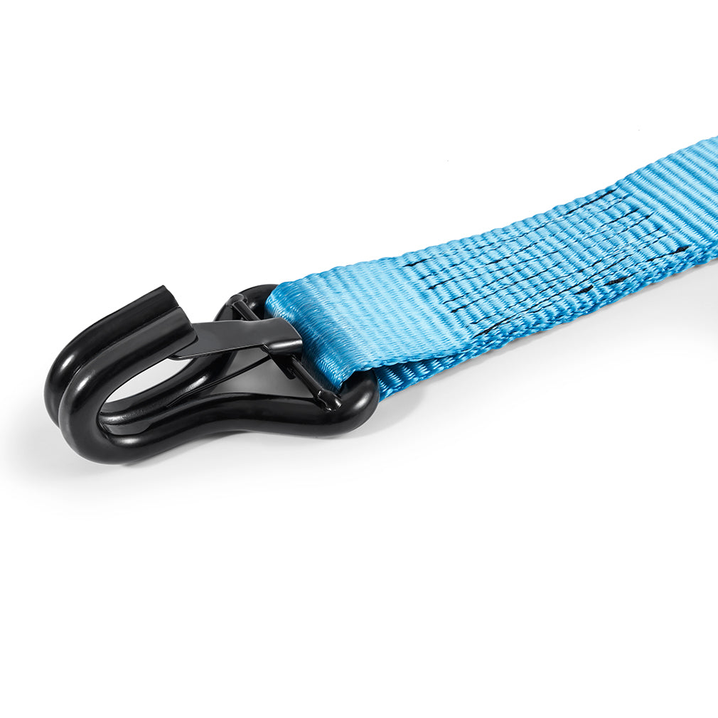 Vehicle Ratchet Tie-Down Kit (4 pack), Blue - image 4