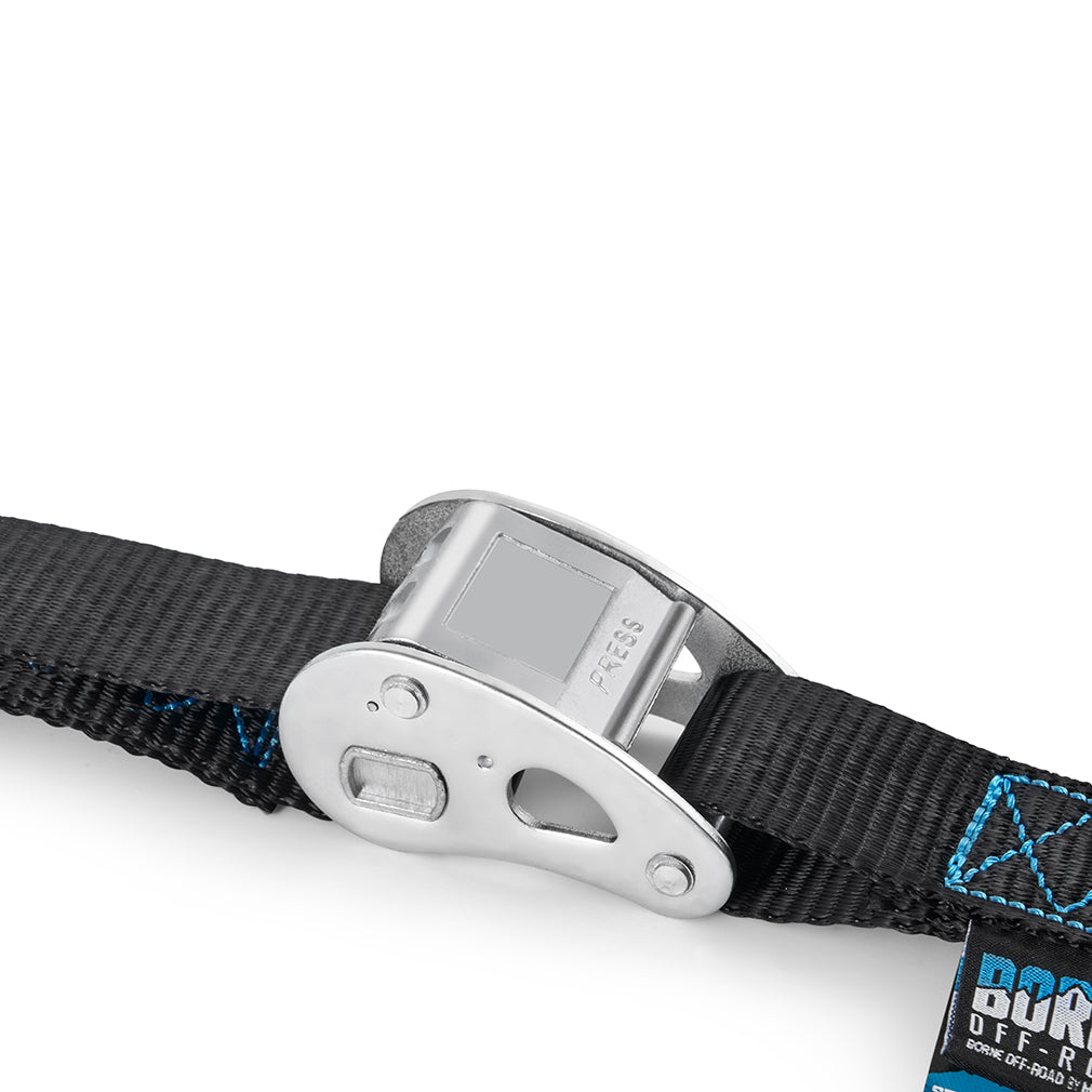 Cam Buckle Tie-Down Kit (2-Pack), Black - image 4