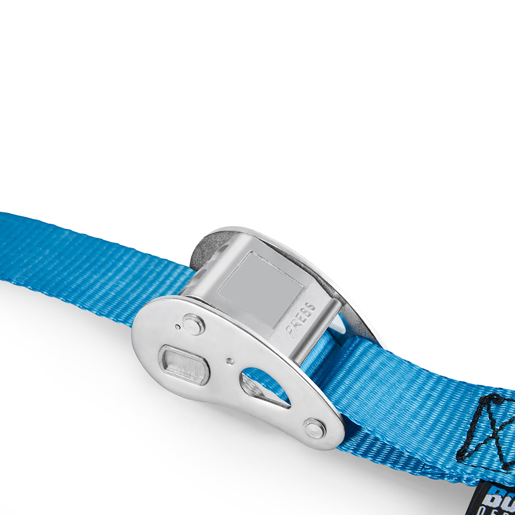Cam Buckle Tie-Down Kit (2-Pack), Blue - image 3