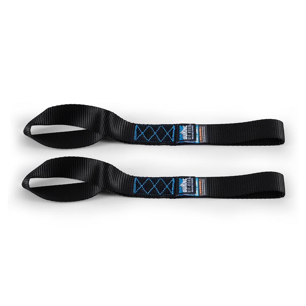 Heavy-Duty Ratchet Tie-Down Kit (2-Pack), Black - image 1