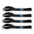 Heavy-Duty Ratchet Tie-Down Kit (4-Pack), Black - image 1