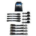 Medium-Duty Ratchet Tie-Down Kit (4-Pack), Black - image 1