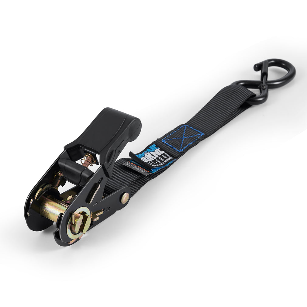 Medium-Duty Ratchet Tie-Down Kit (4-Pack), Black - image 3