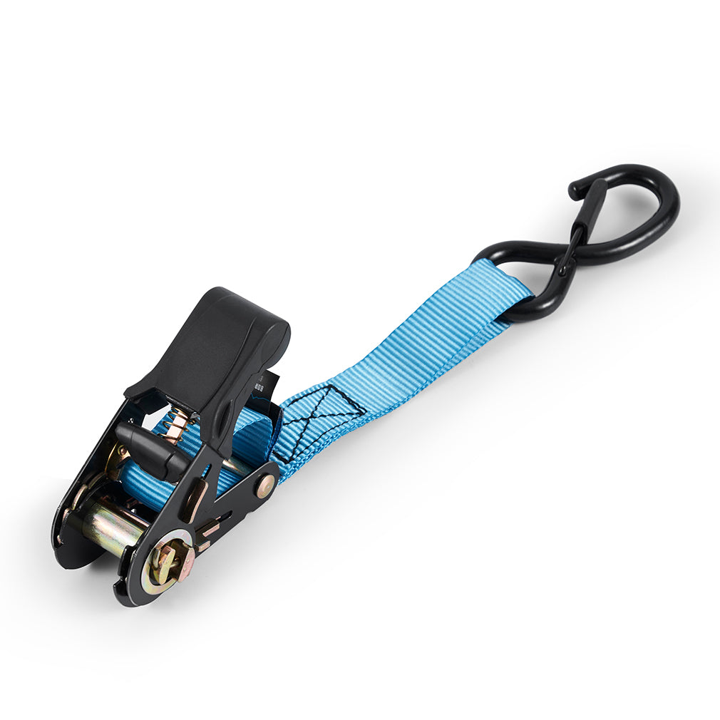 Medium-Duty Ratchet Tie-Down Kit (4-Pack), Blue - image 3