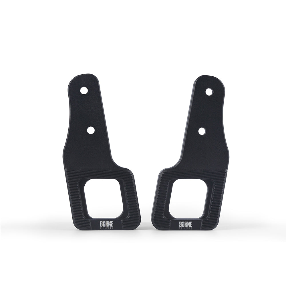 09+ F150 / 2017+ Raptor Billet Tow Hooks, Black - image 3