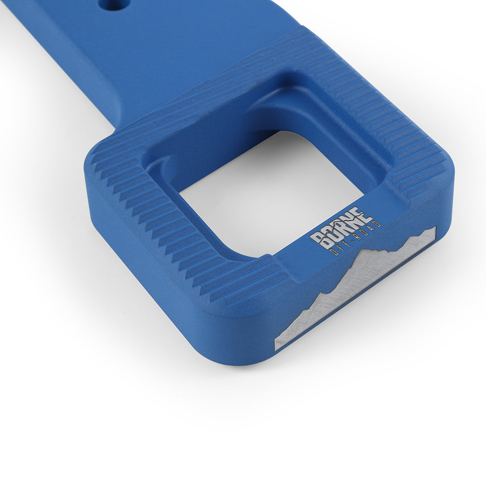 09+ F150 / 2017+ Raptor Billet Tow Hooks, Blue - image 4