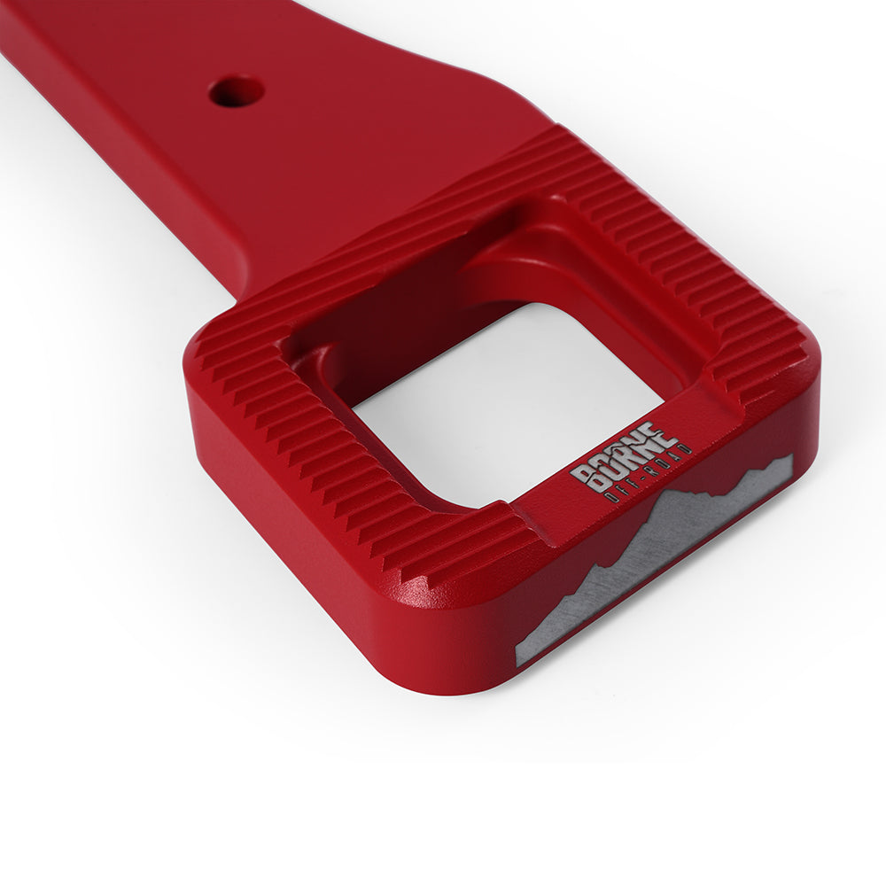 09+ F150 / 2017+ Raptor Billet Tow Hooks, Red - image 4