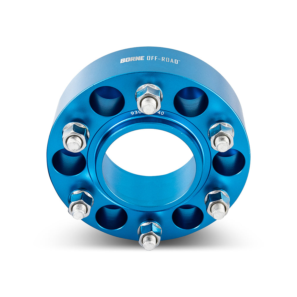 Borne Off-Road Wheel Spacers, 5x150, 110.1, 50, M14, Blue - image 2
