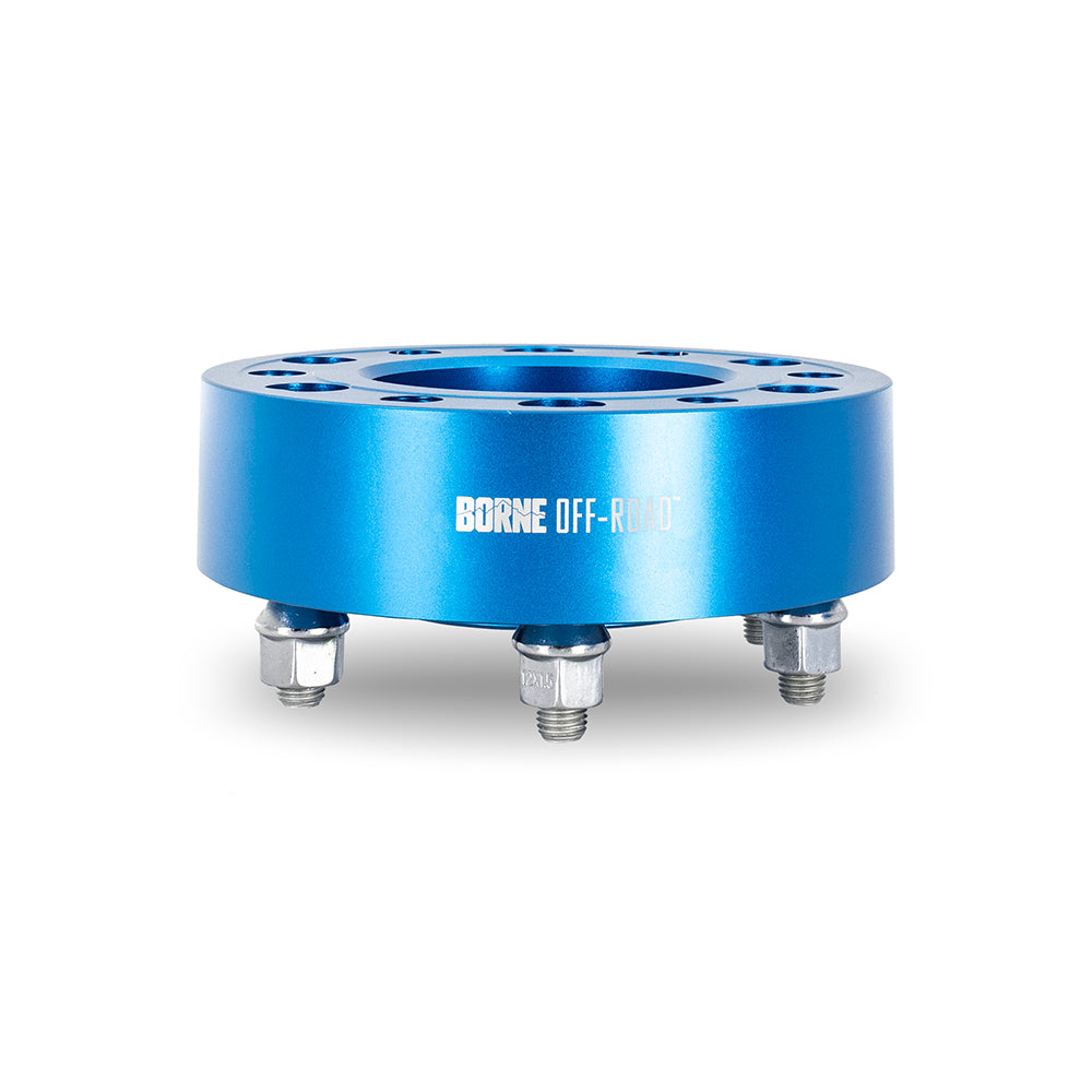 Borne Off-Road Wheel Spacers, 6x139.7, 93.1, 50, M12, Blue - image 3