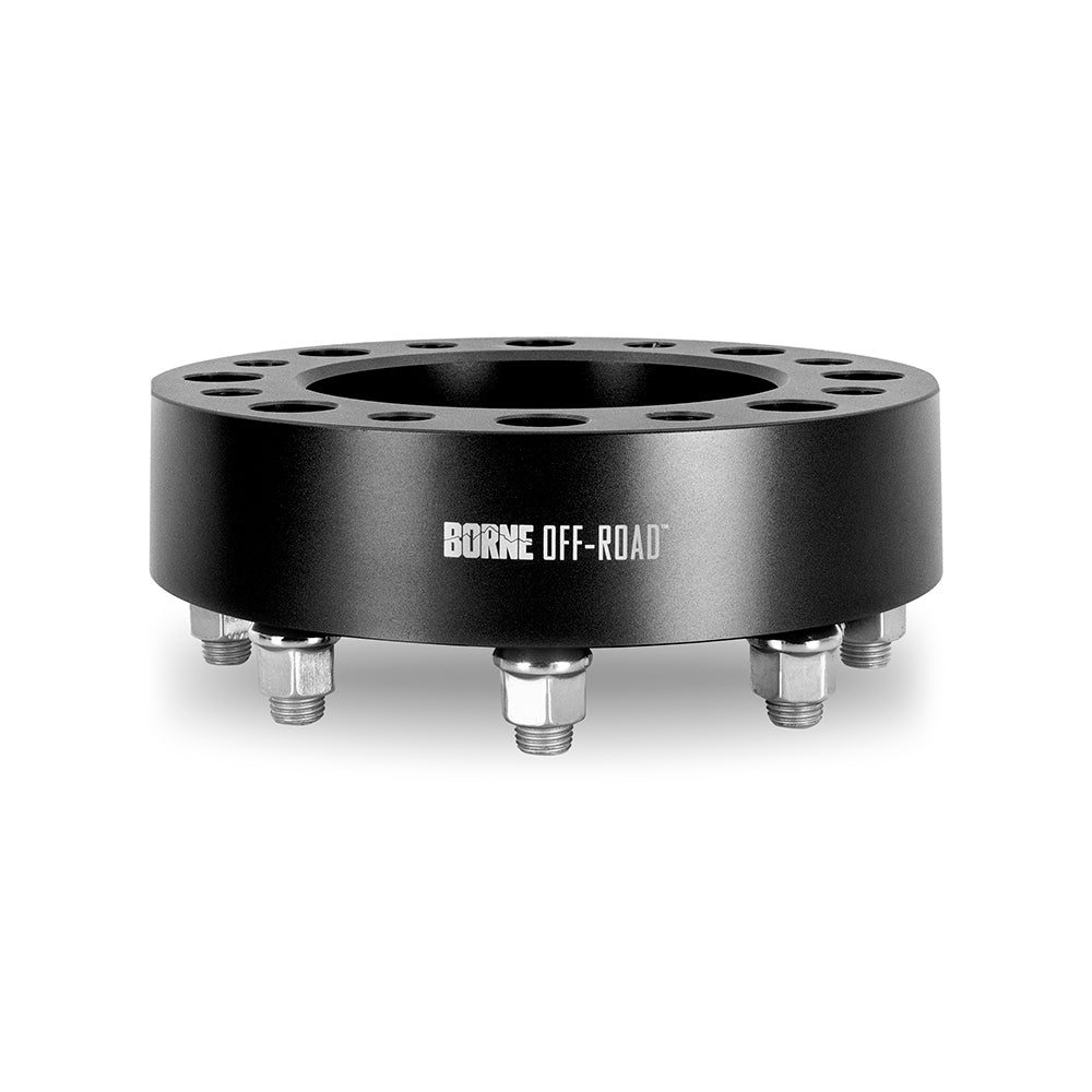 Borne Off-Road Wheel Spacers, 8x180 124.1, 50, M14, Black - image 3