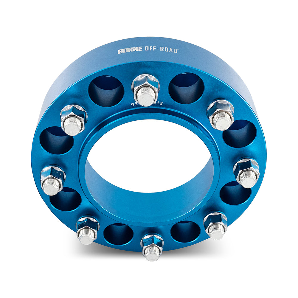 Borne Off-Road Wheel Spacers, 8x180 124.1, 50, M14, Blue - image 2