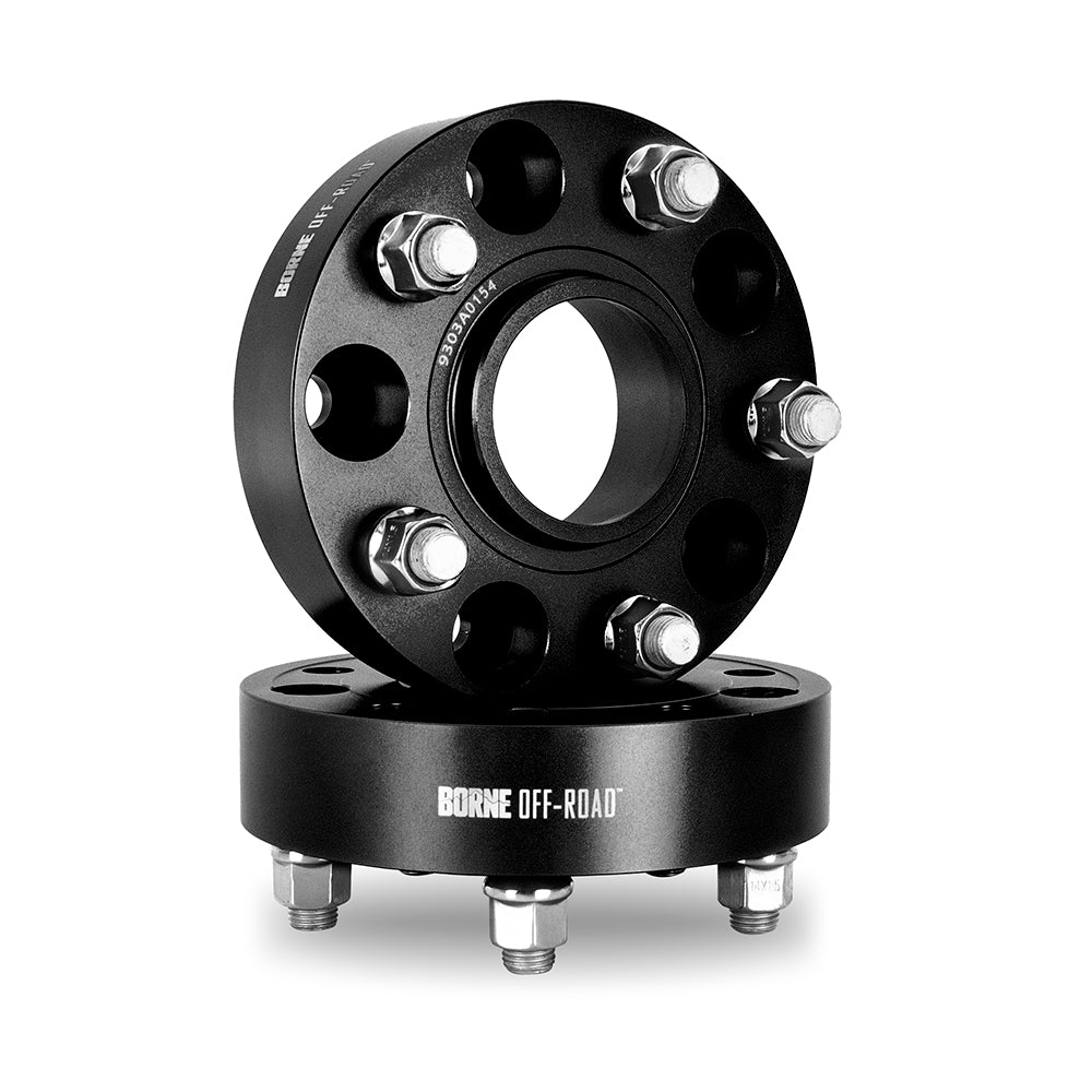 Borne Off-Road Wheel Spacers, 5x127, 71.6, 30, M14, Black - image 1