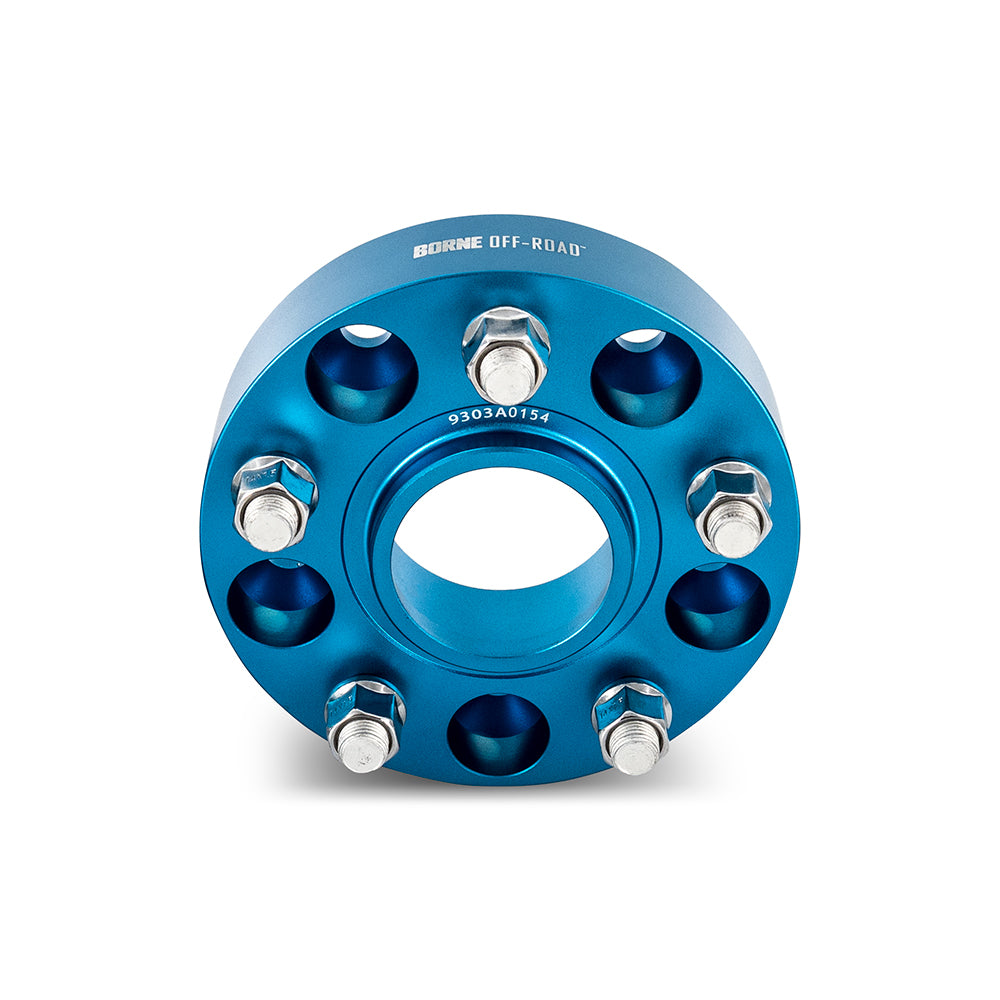 Borne Off-Road Wheel Spacers, 5x127, 71.6, 45, M14, Blue - image 2