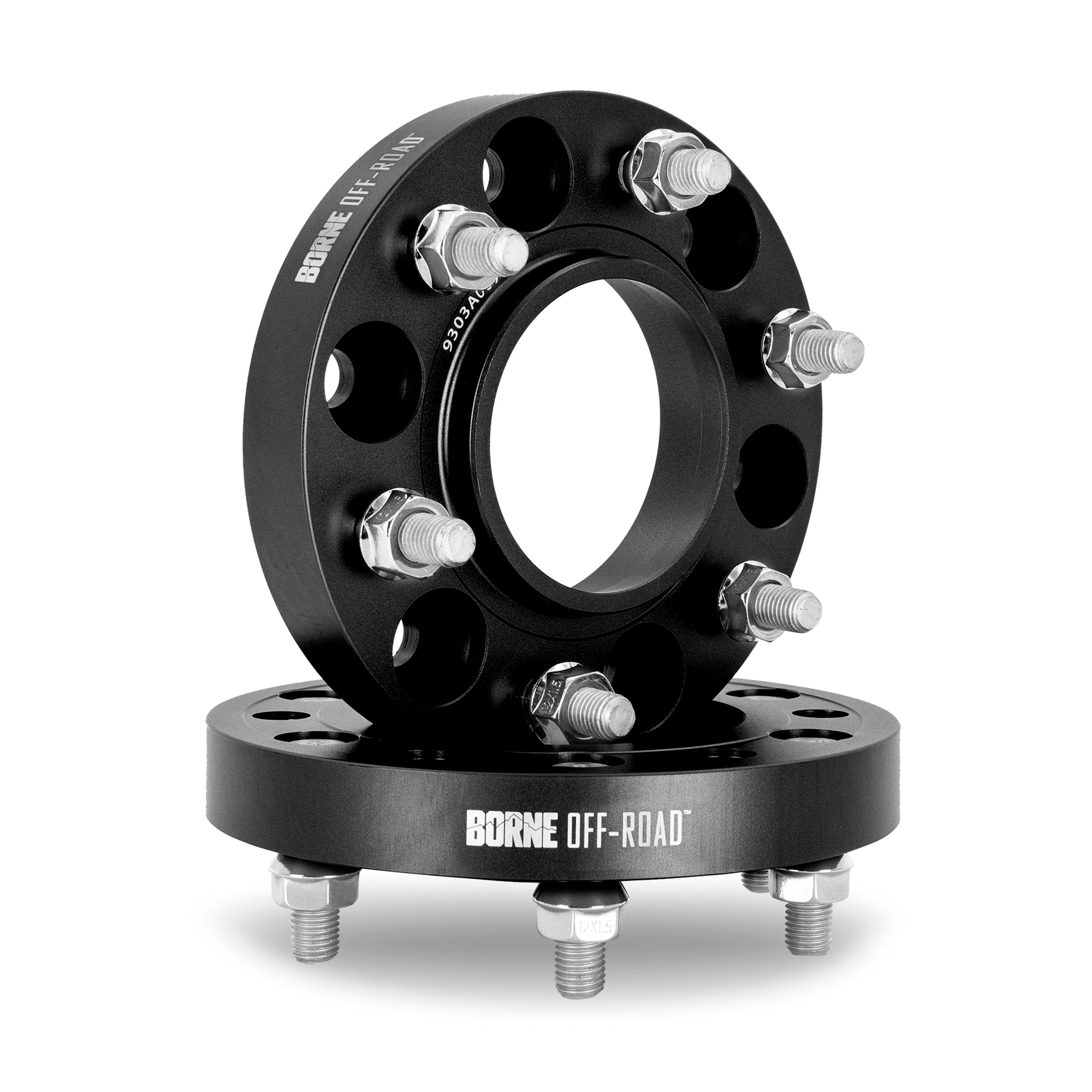 Borne Off-Road Wheel Spacers, 6x139.7, 106, 30, M12, Black - image 1