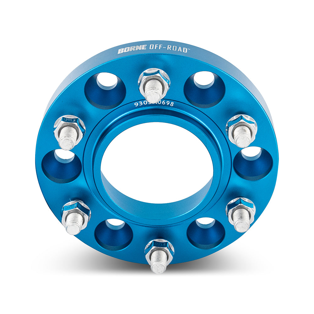 Borne Off-Road Wheel Spacers, 6x139.7, 78.1, 25, M14, Blue - image 2