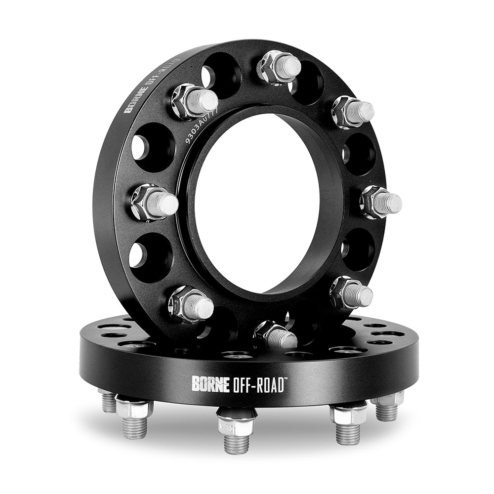 Borne Off-Road Wheel Spacers, 8X165.1, 121.3, 25, M14, Blk - image 2