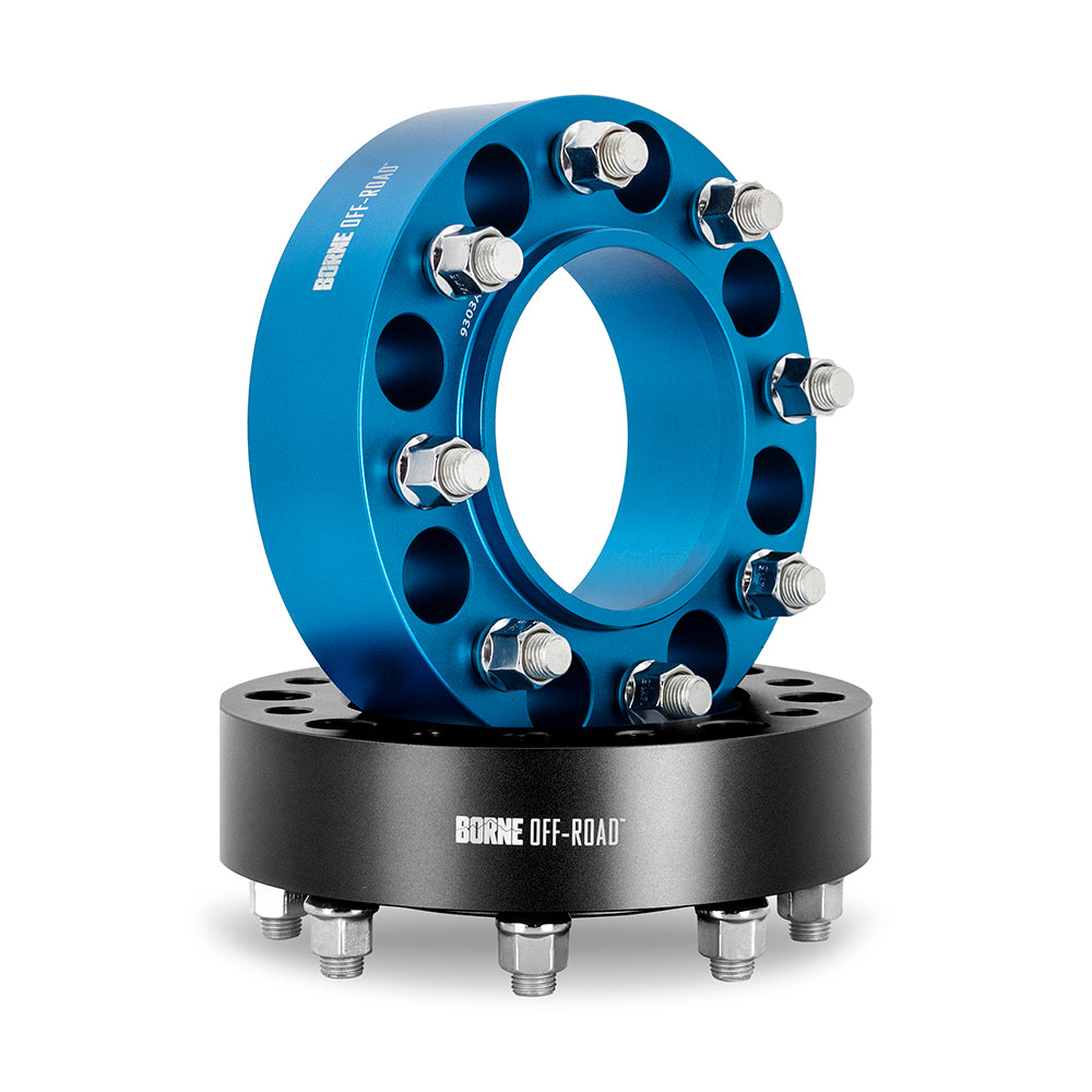 Borne Off-Road Wheel Spacers, 8X165.1, 121.3, 50, M14, Blk - image 1