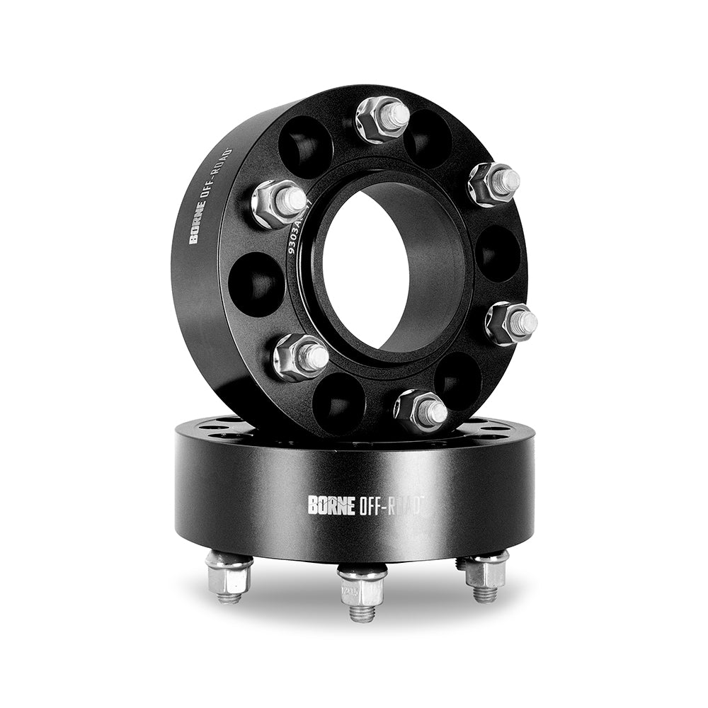 Borne Off Road Wheel Spacers, 6x135, 87.1, 38, M14, Black - image 1