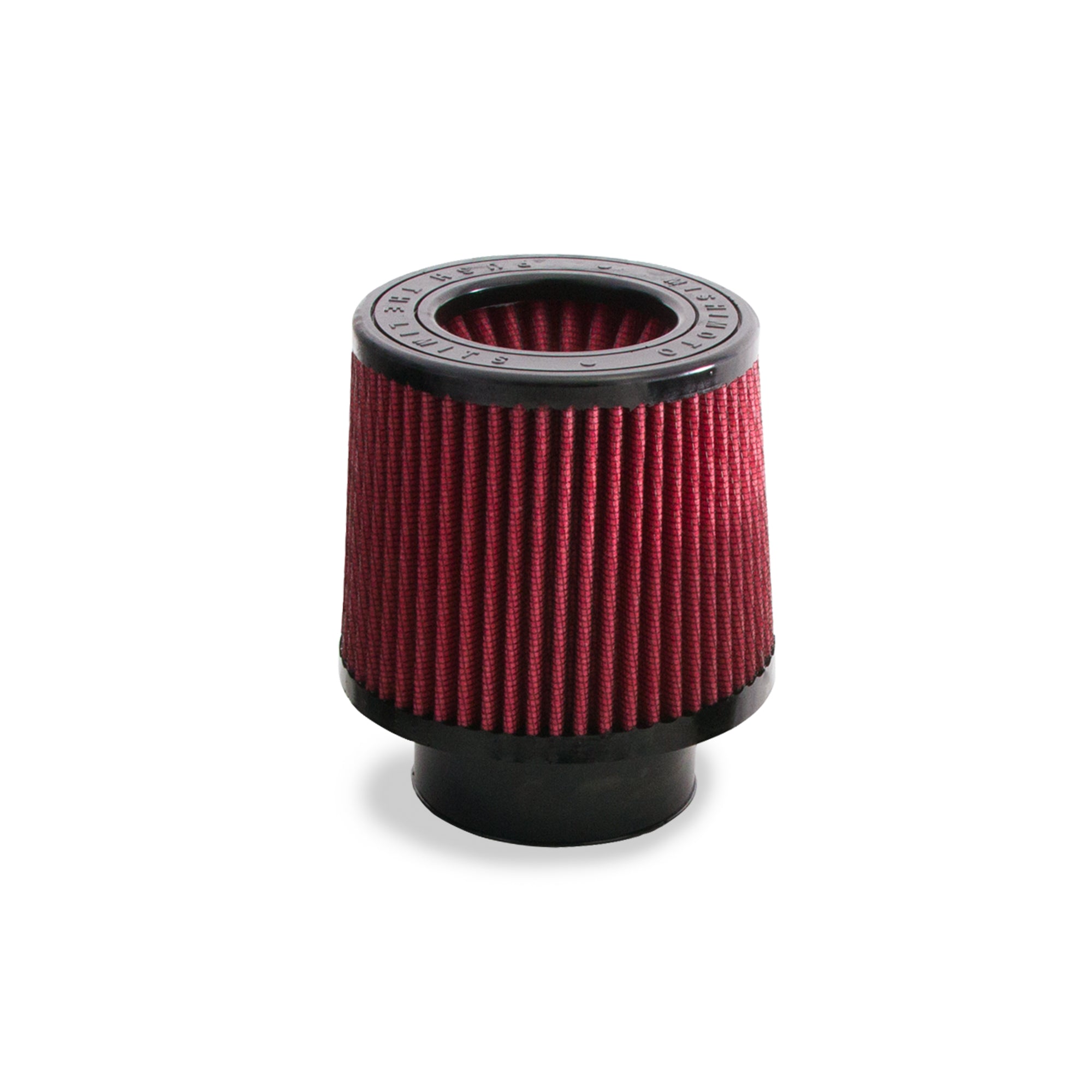 Mishimoto Air Filter w/ Molded Logo, Red Oil, 8 Layer Cotton w/ Worm Gear Clamp - image 1
