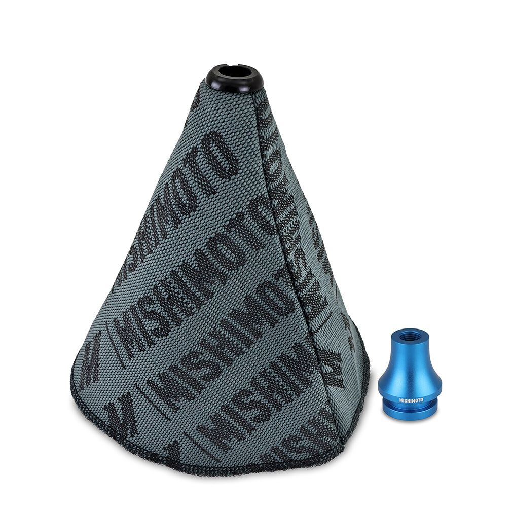 Shift Boot Cover + Retainer/Adapter Bundle, M12x1.25, Blue - image 1