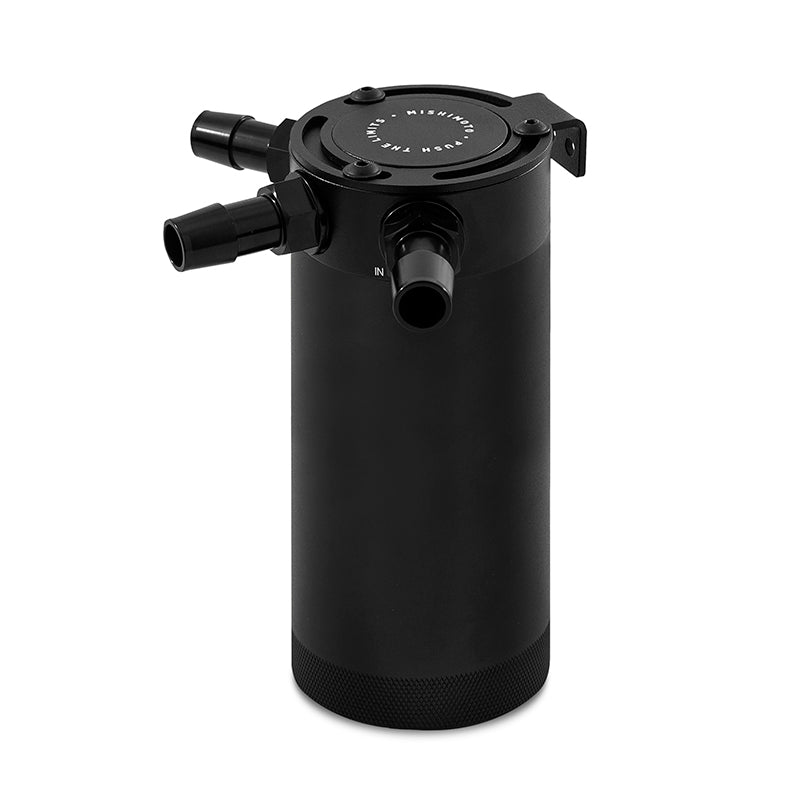3-Port Universal XL  Baffled Catch Can, Black - image 3
