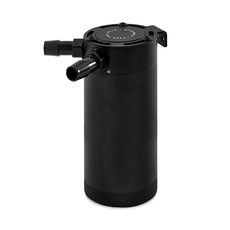 2-Port Universal XL Baffled Catch Can, Black - image 3
