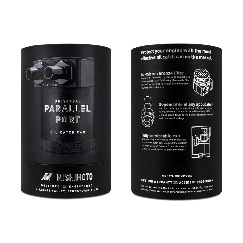 Parallel Port Universal Baffled Oil Catch Can - image 5