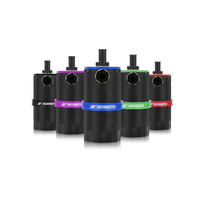 Baffled Oil Catch Can, Purple - image 1