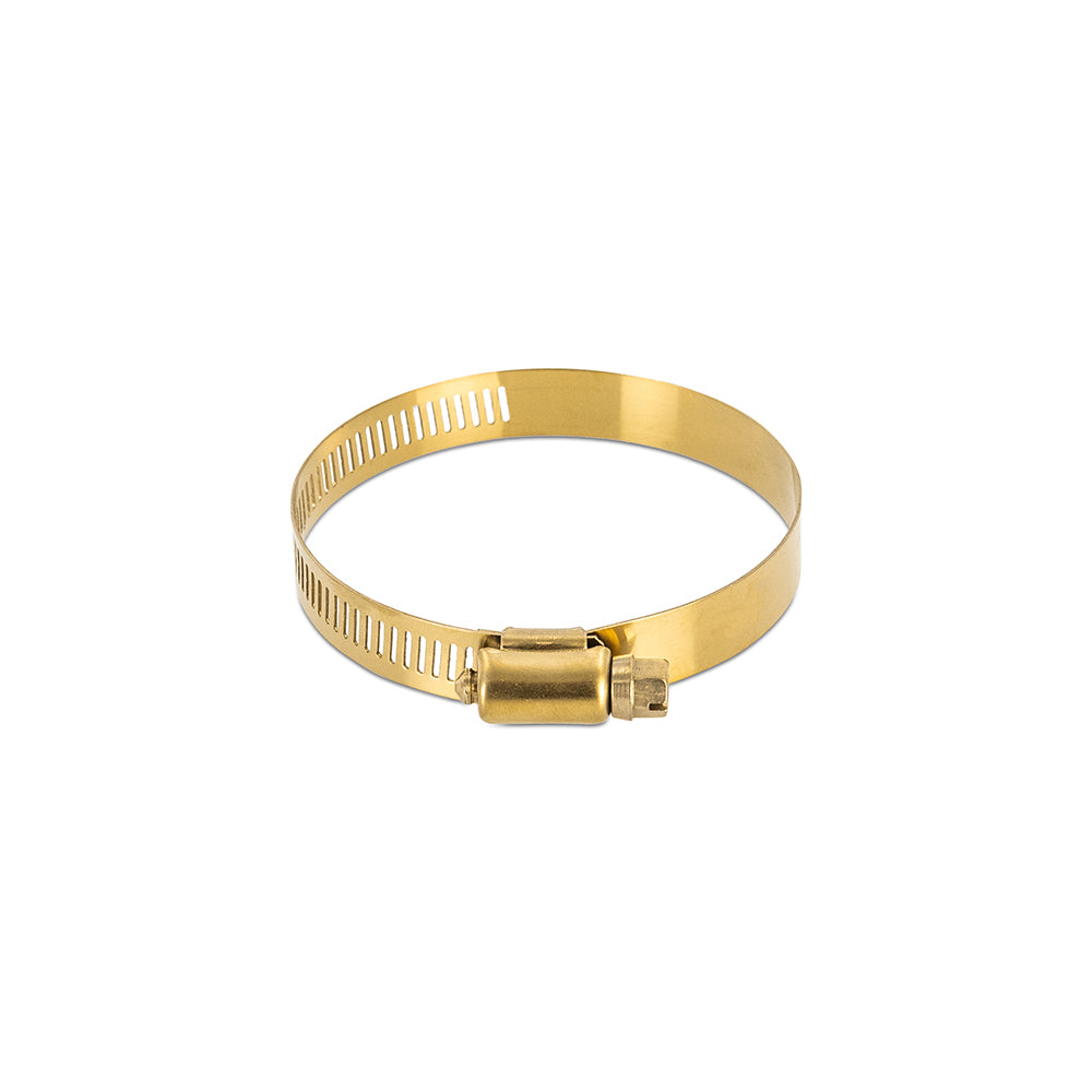 10x High-Torque Worm Gear Clamp, Gold, 20mm - image 1